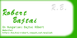 robert bajtai business card
